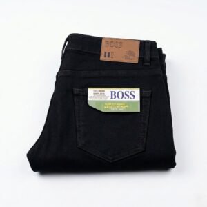 Premium Black Denim Jeans – Stylish Slim Fit