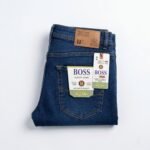 Premium Deep Blue Denim Jeans – Slim Fit